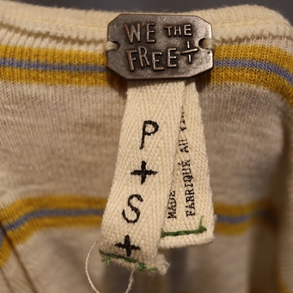 Free People Striped Tank Top We The Free Garden Stripe Tank Tunic Small - Picture 10 of 11